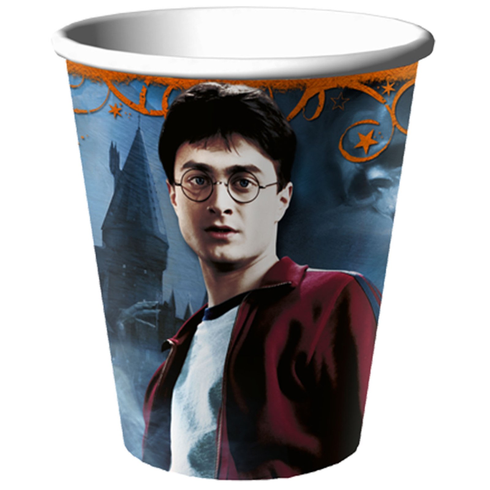 Harry Potter Deathly Hallows 9 oz. Paper Cups (8 count) - Click Image to Close