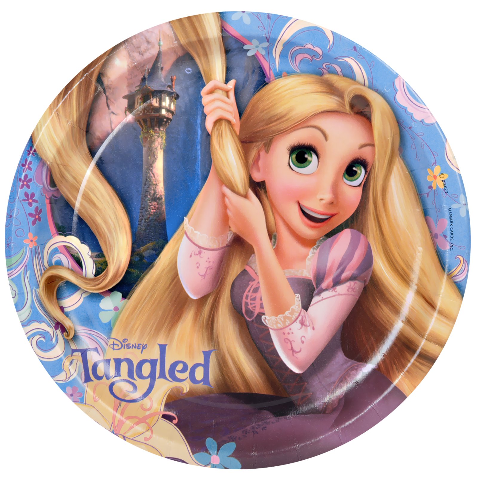 Disney's Tangled Dinner Plates (8 count) - Click Image to Close