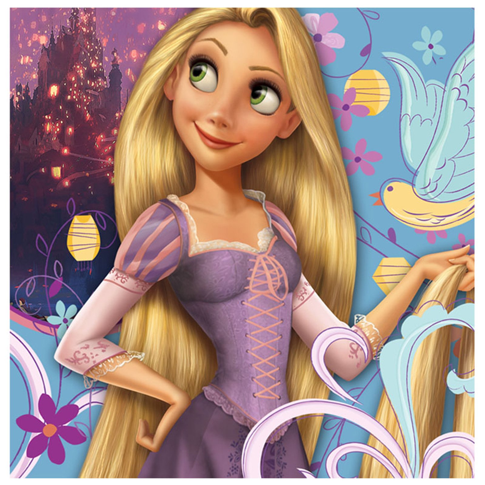 Disney's Tangled Lunch Napkins (16 count) - Click Image to Close