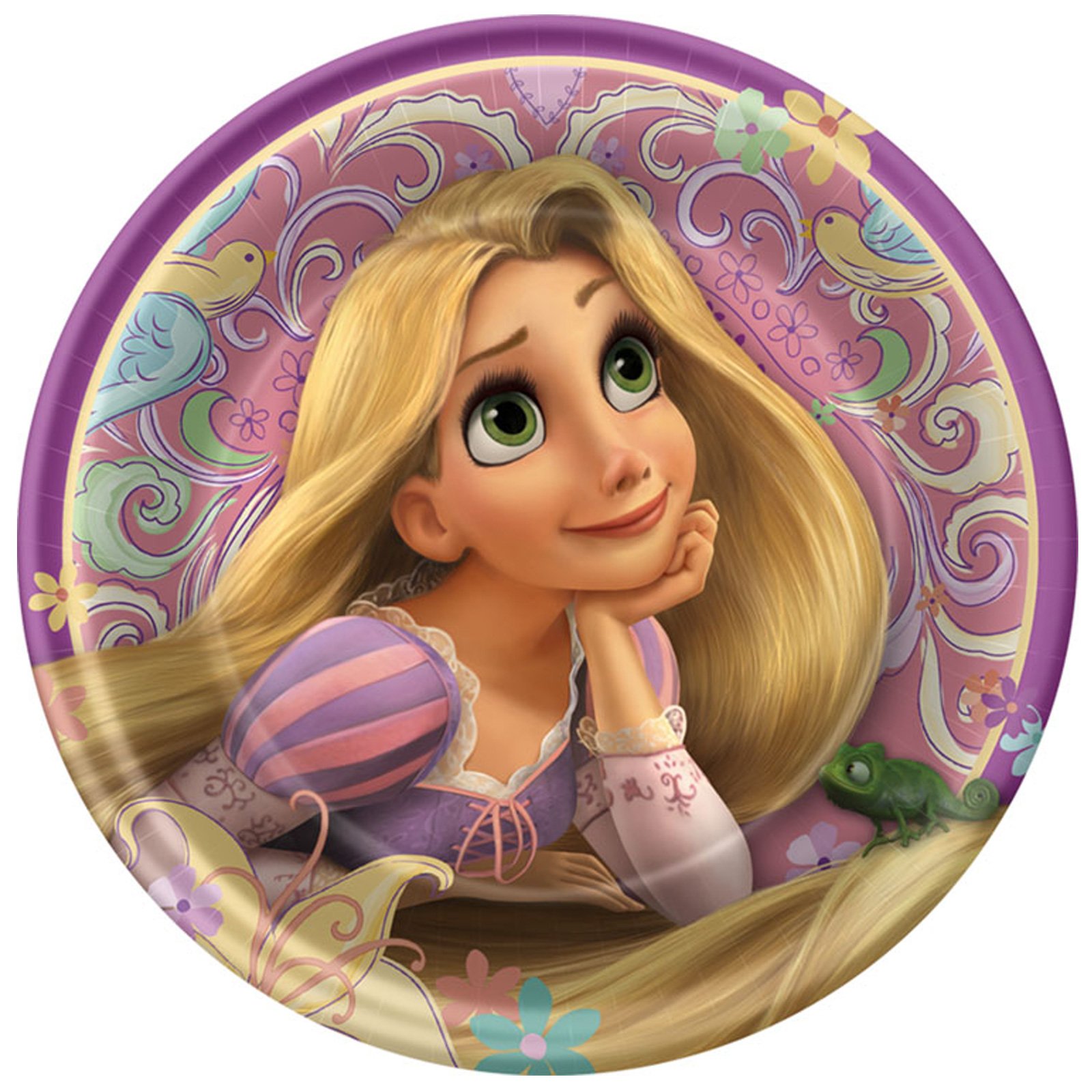 Disney's Tangled Dessert Plates (8 count) - Click Image to Close