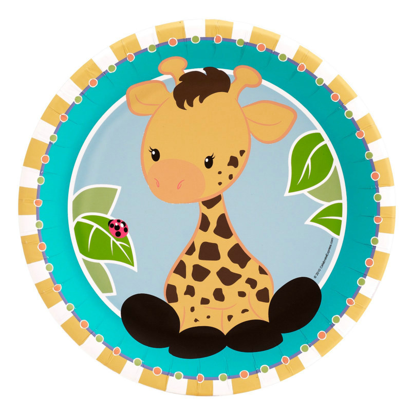 Giraffe Dinner Plates (8 count) - Click Image to Close