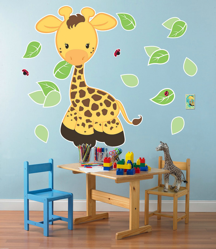 Giraffe Giant Wall Decals - Click Image to Close