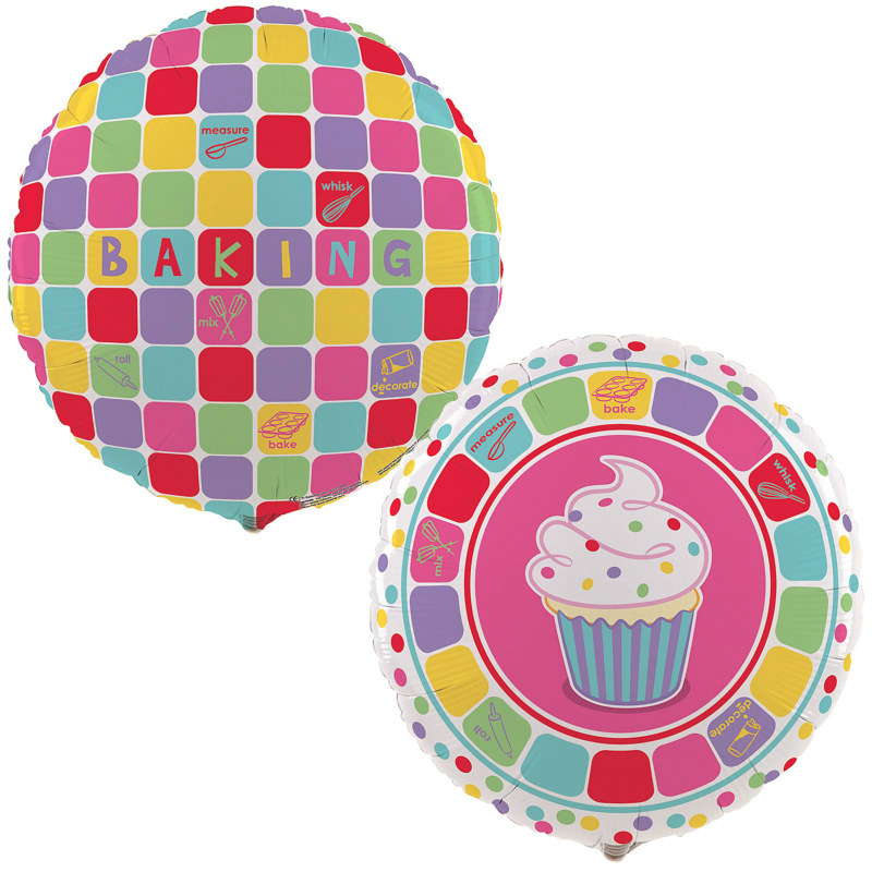 Baking Bash 18" Foil Balloon - Click Image to Close