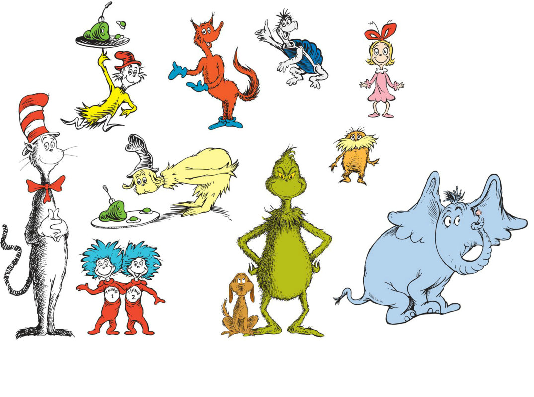 Dr. Seuss Removable Wall Decorations - Click Image to Close