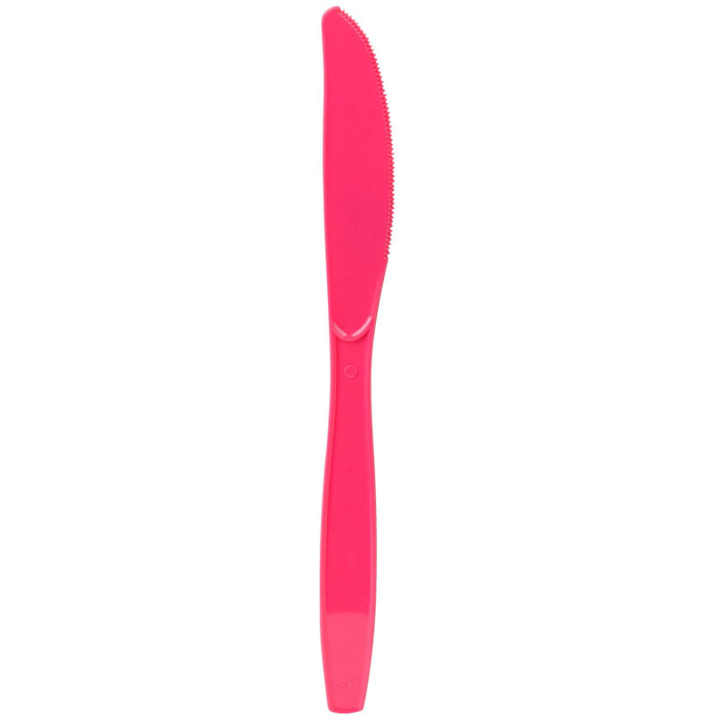 Hot Pink Knives (set of 8) - Click Image to Close