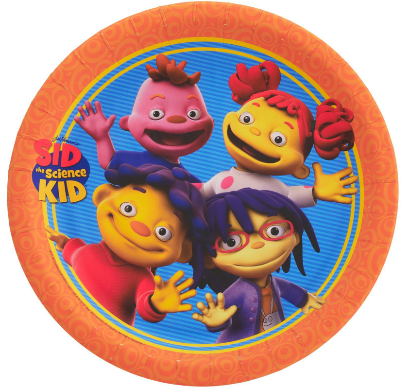 Sid the Science Kid Dinner Plates (8 count) - Click Image to Close
