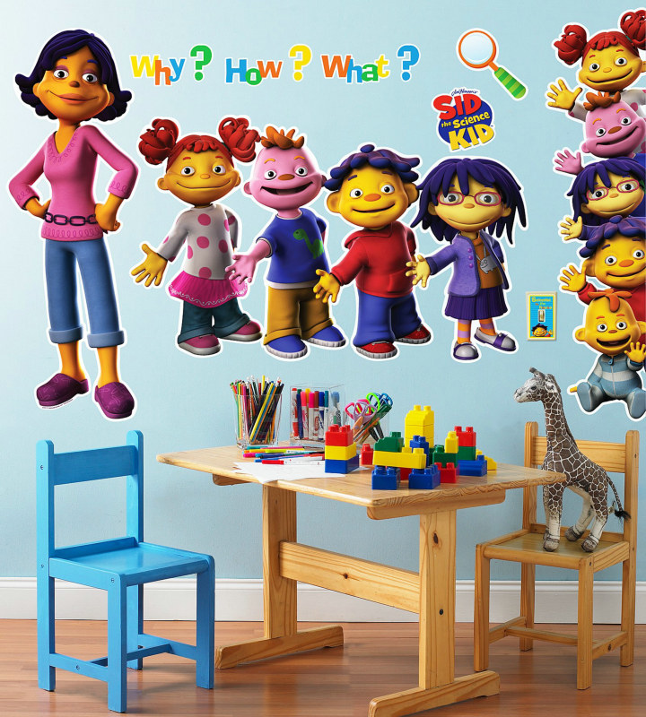 Sid the Science Kid Giant Wall Decals - Click Image to Close