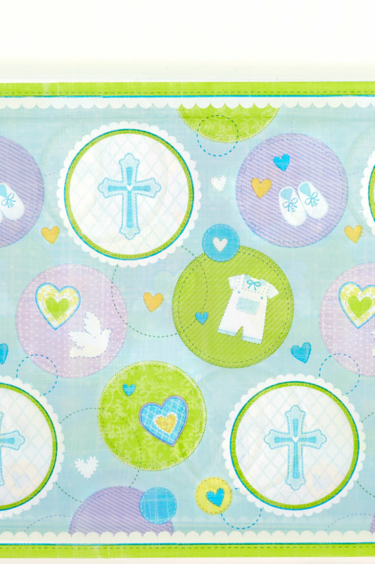 Sweet Blessing Blue Tablecover - Click Image to Close