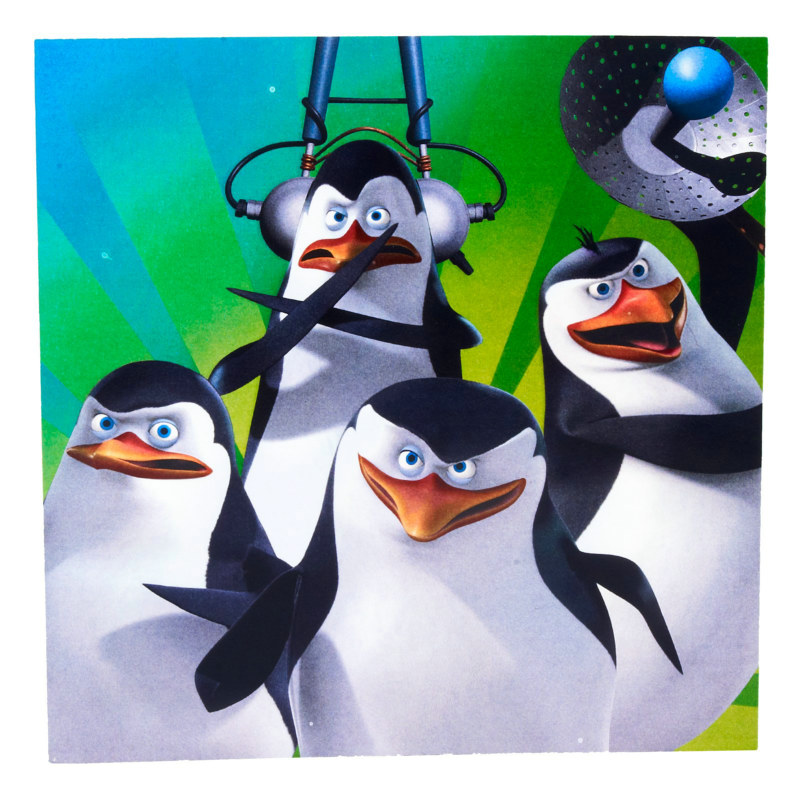 Penguins of Madagascar Lunch Napkins (16 count) - Click Image to Close