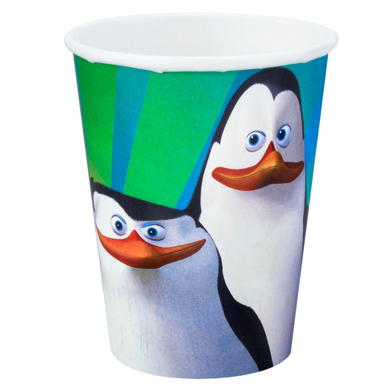 Penguins of Madagascar 9 oz. Cups (8 count) - Click Image to Close