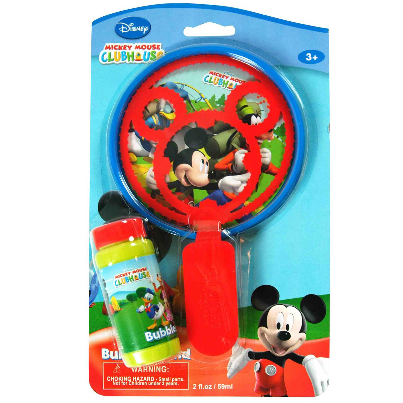 Mickey Bubble Wand and Pan - Click Image to Close