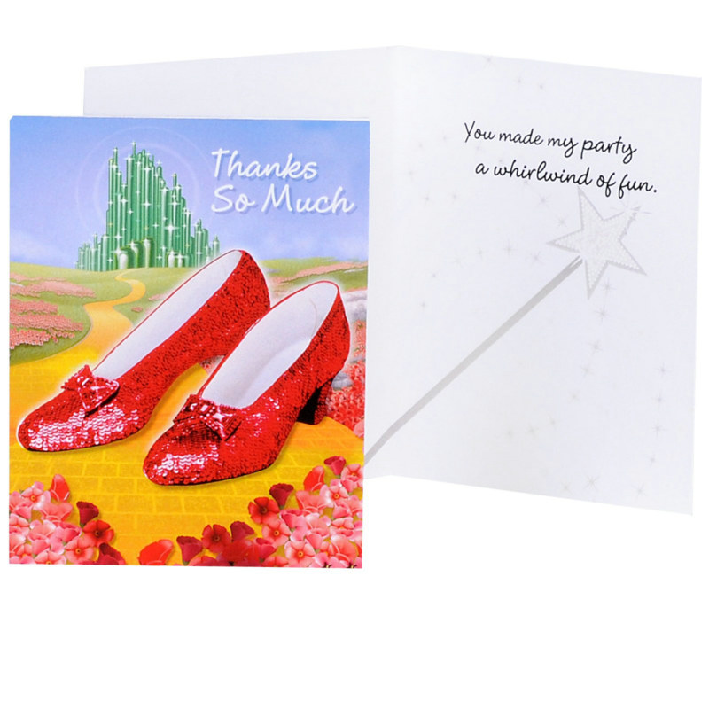 Wonderful Wizard of Oz Thank You Cards (8 count) - Click Image to Close