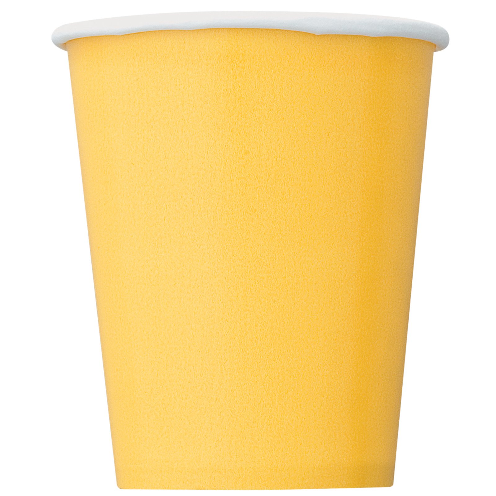 Sunflower Yellow 9 oz. Cups (8 count) - Click Image to Close