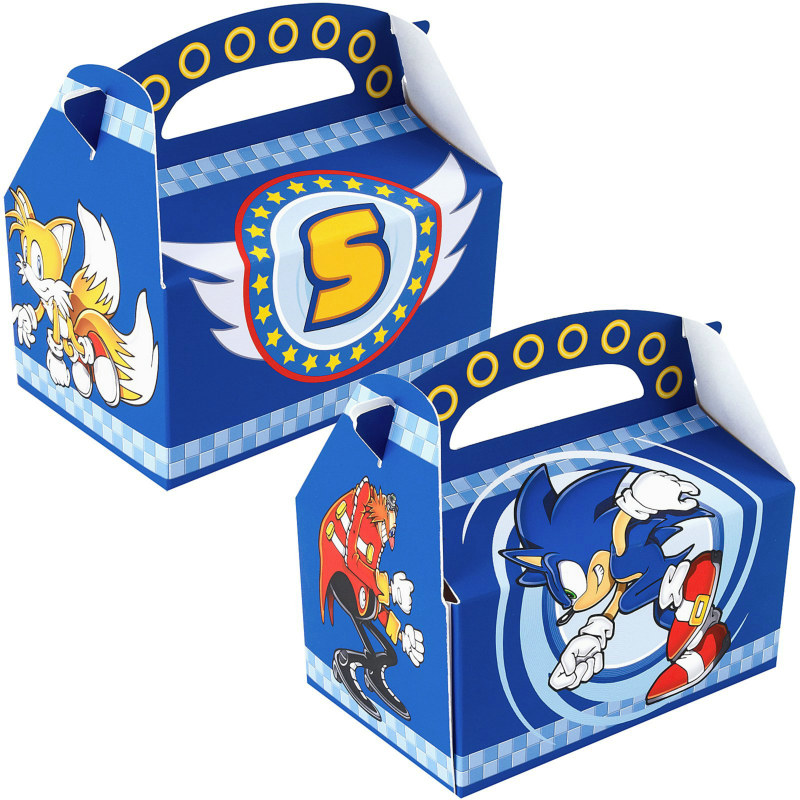 Sonic the Hedgehog Empty Favor Boxes (4 count)