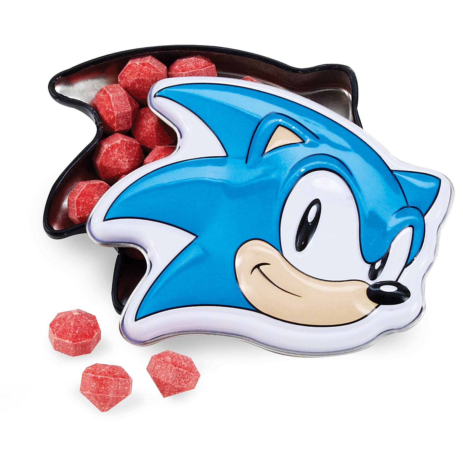 Sonic the Hedgehog Chaos Emerald Sours (1 tin) - Click Image to Close
