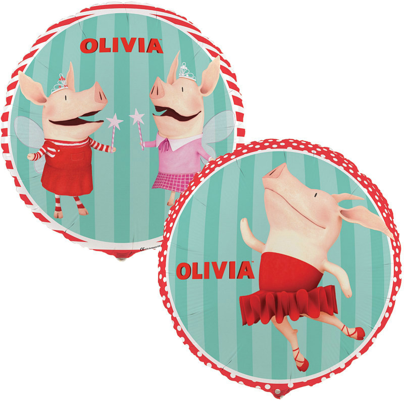 Olivia 18" Foil Balloon - Click Image to Close