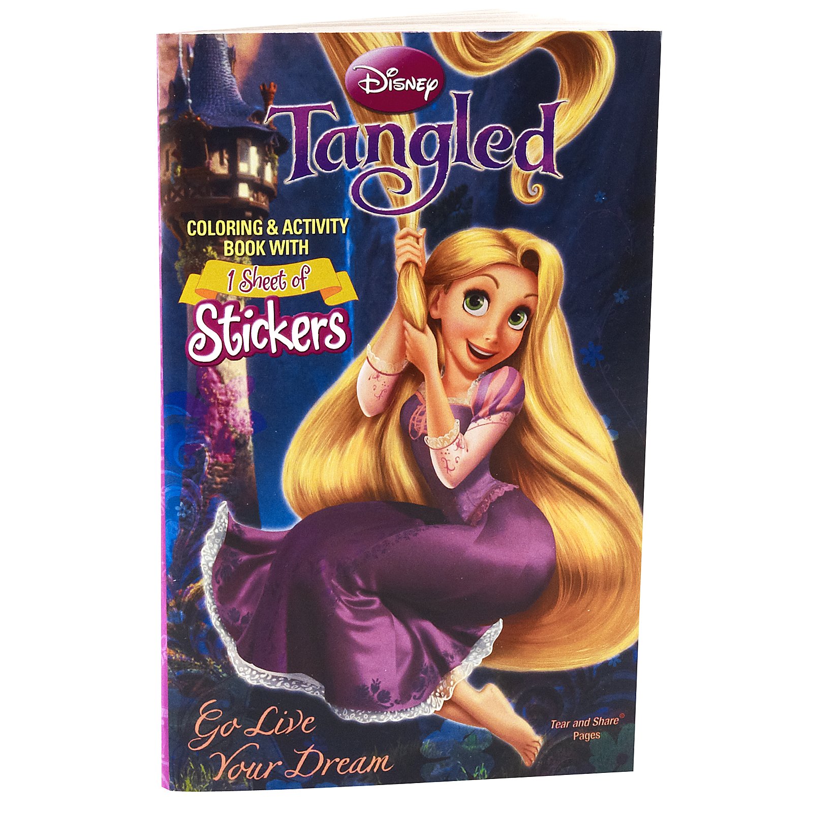 Disney's Tangled Coloring and Activity Book with Crayons (1 coun - Click Image to Close