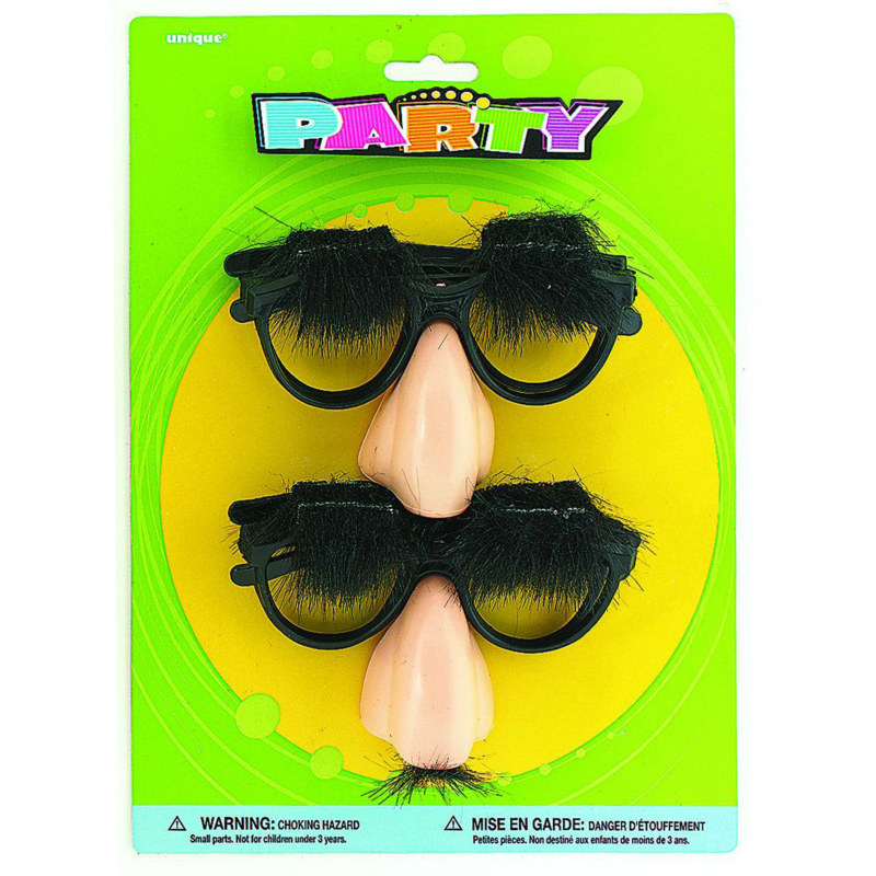 Nose, Glasses and Mustache Sets (4 count) - Click Image to Close