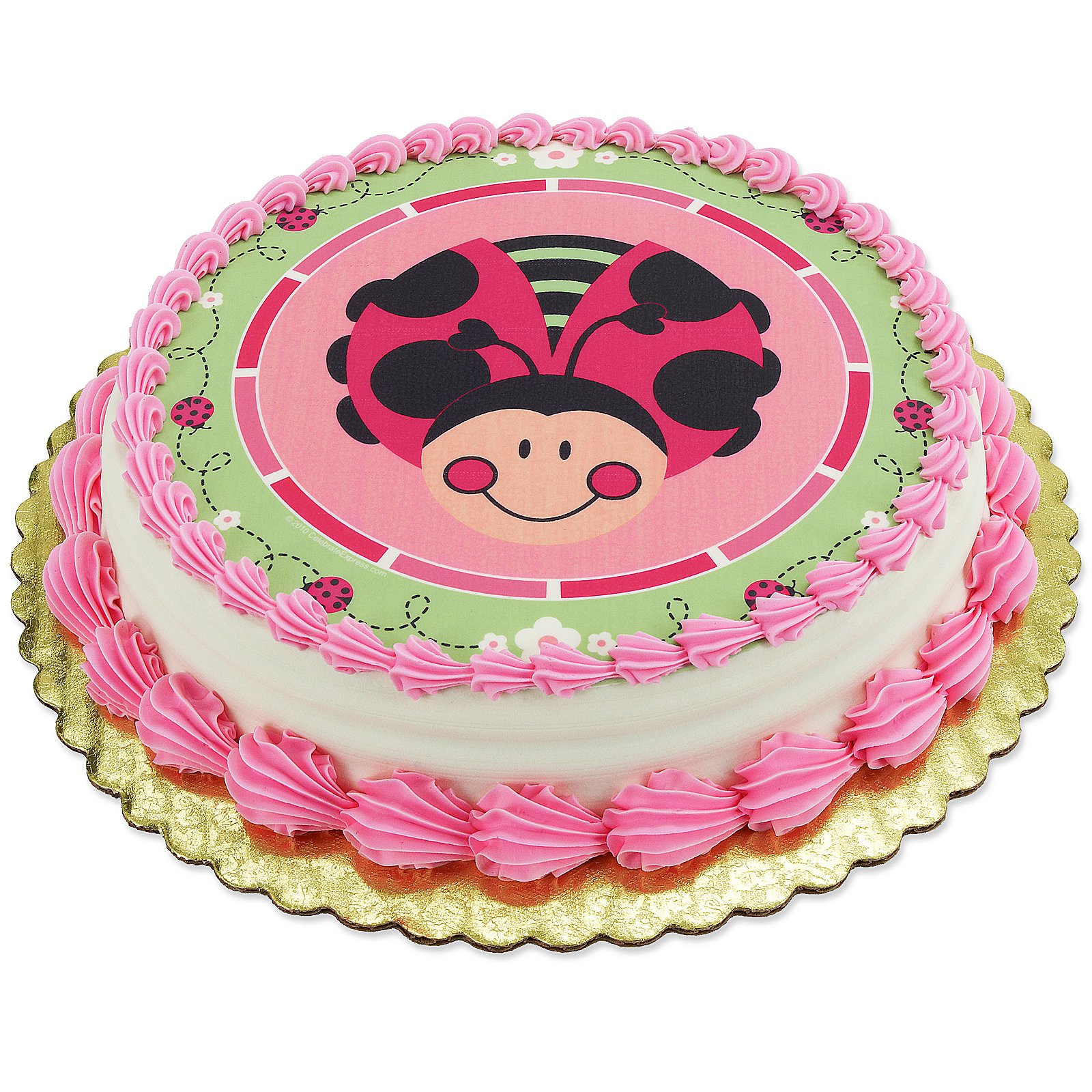 Ladybugs: Oh So Sweet Cake Icing Sheet - Click Image to Close