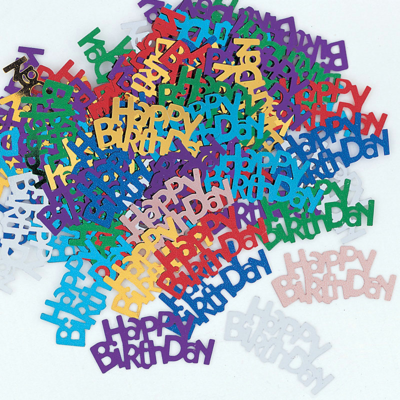Happy Birthday Confetti - Click Image to Close