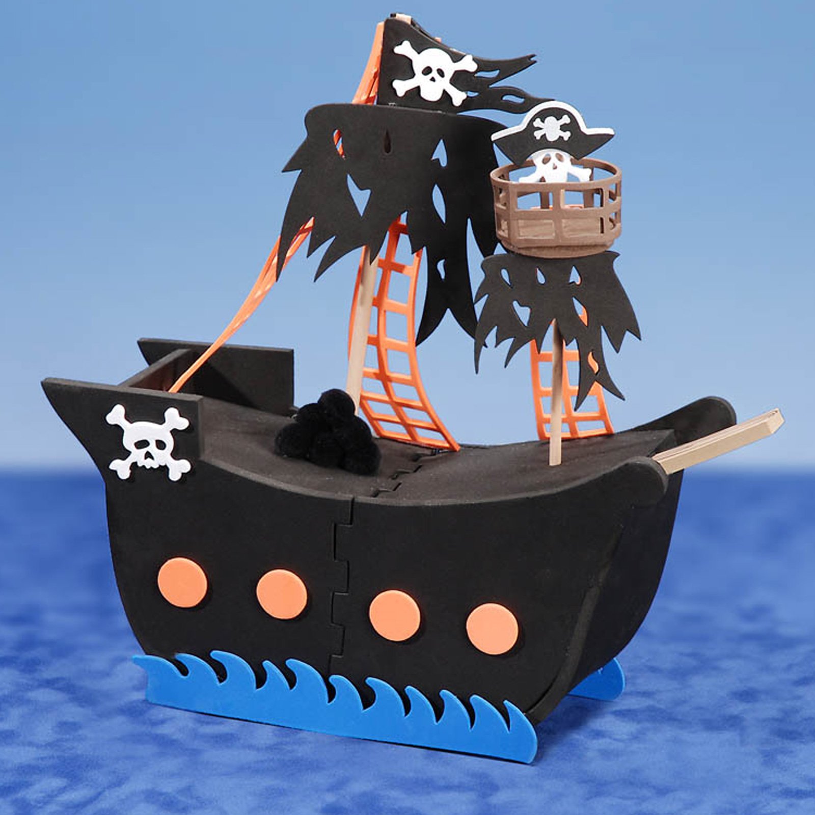 Foam Pirate Ship 3D Activity - Click Image to Close