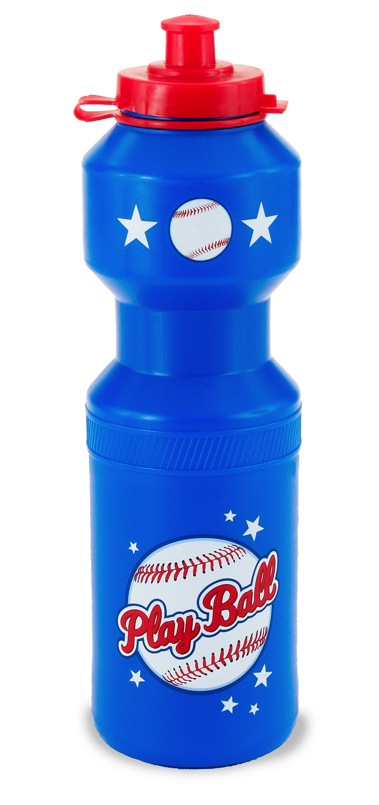 Baseball Sports Bottle (1 count) - Click Image to Close