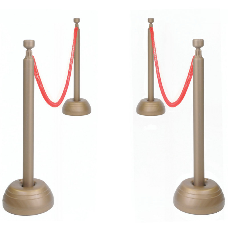 Red Rope Stanchion Set