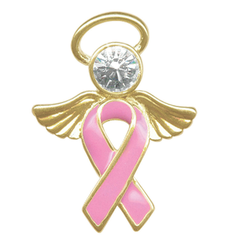 Breast Cancer Awareness Angel Tac Pin