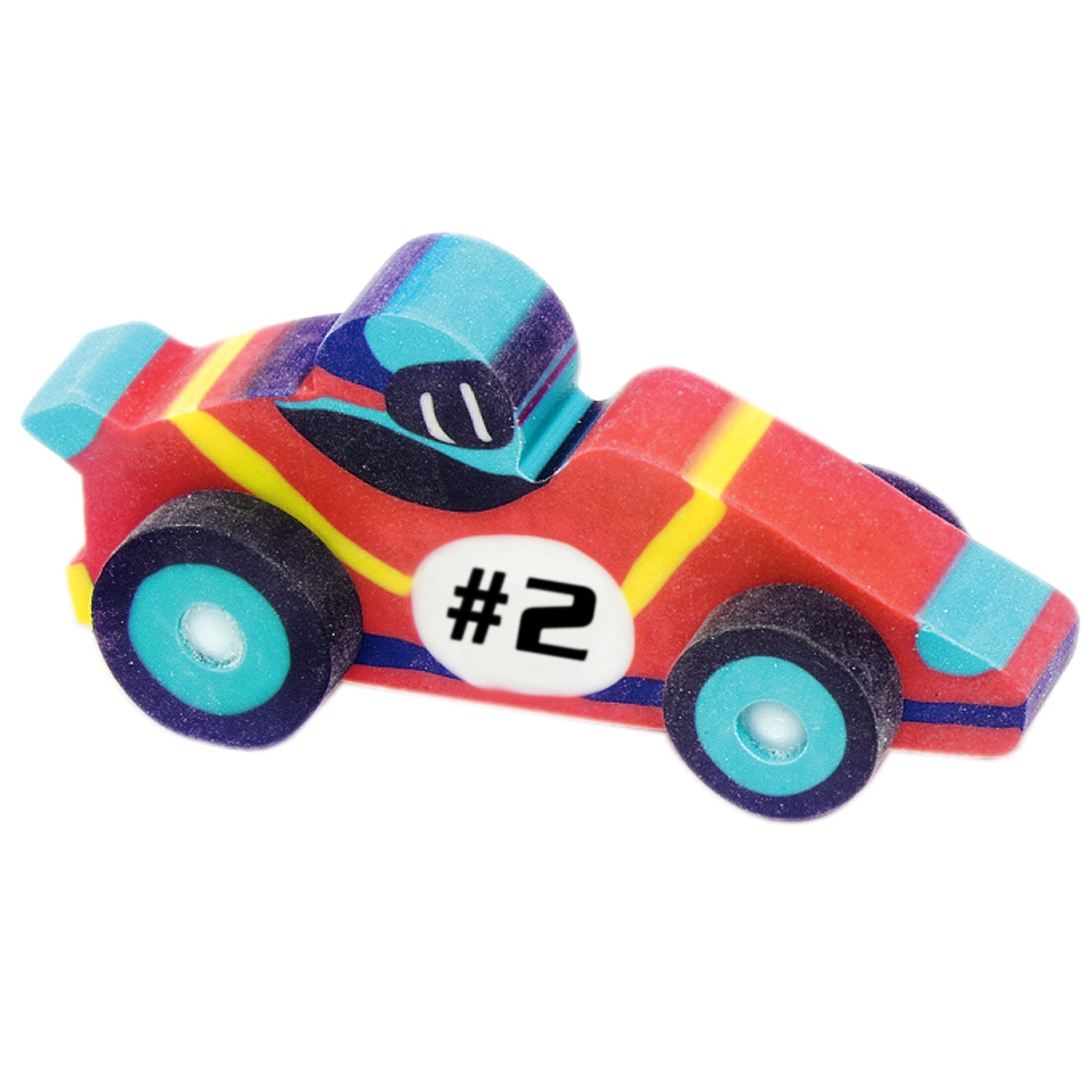 3D Race Car Erasers Assorted (8 count) - Click Image to Close