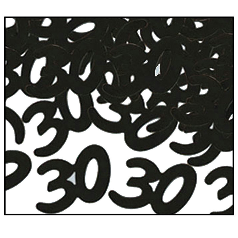 "30" Silhouette Fanci-Fetti "30" Silhouette Fanci-Fetti