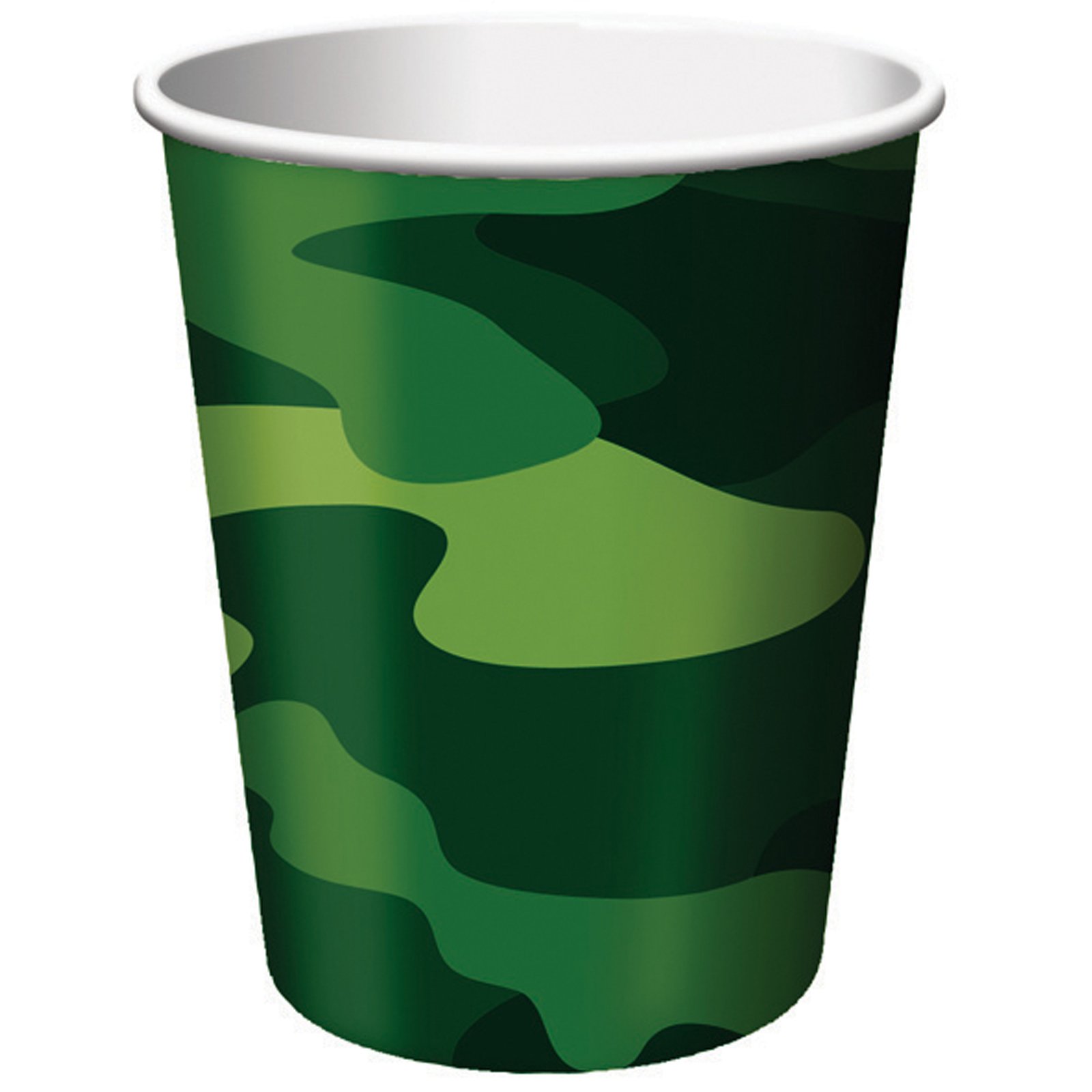 Camo Gear 9 oz. Paper Cups (8 count) - Click Image to Close