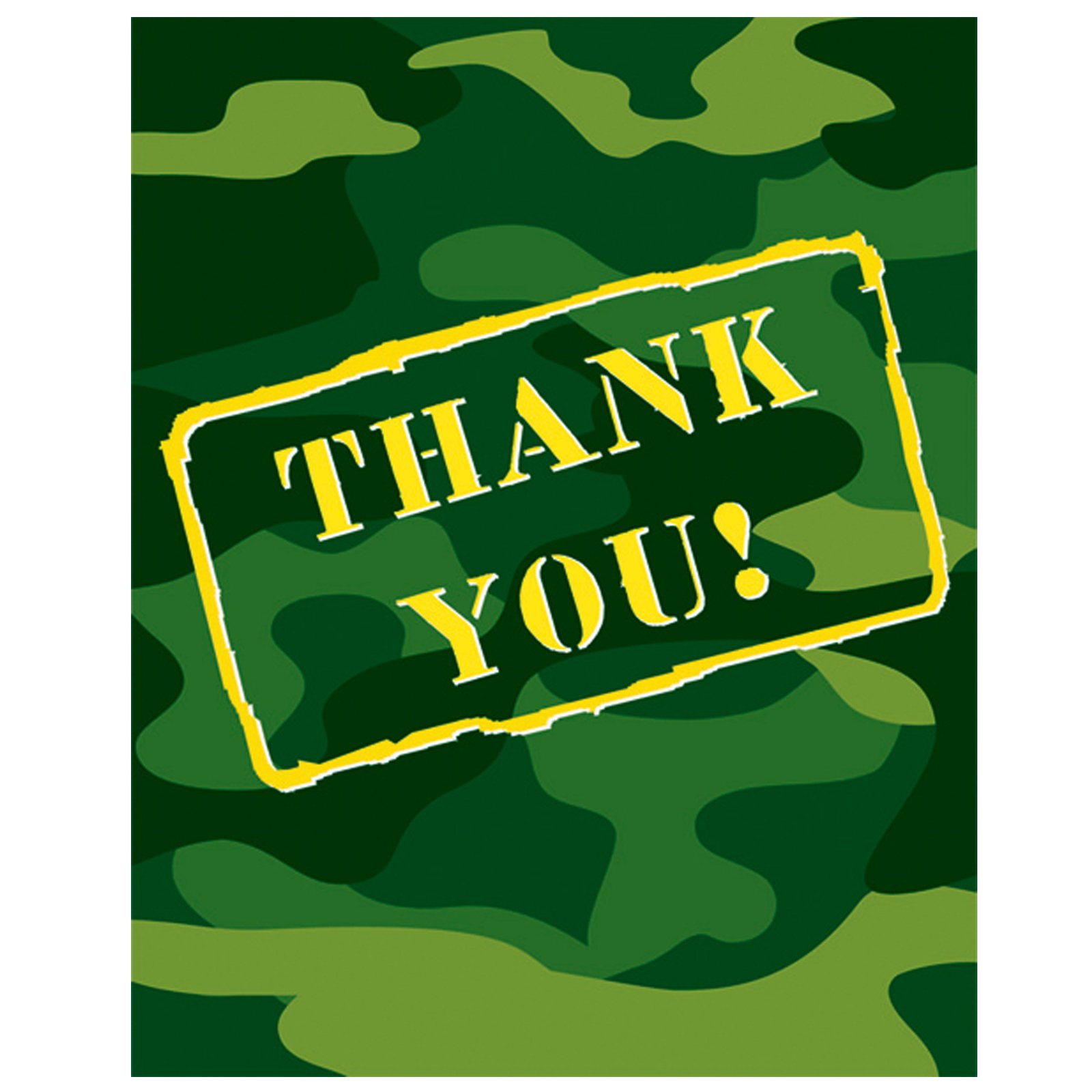 Camo Gear Thank You Cards (8 count)