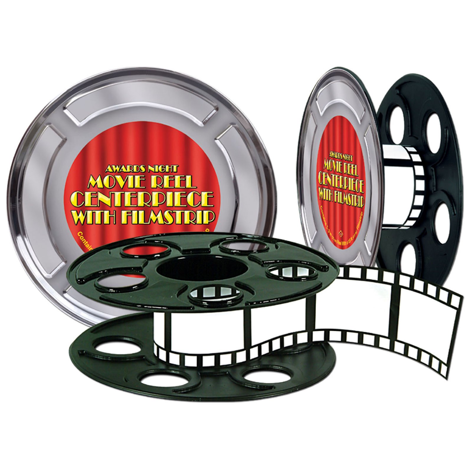 Movie Reel with Filmstrip Centerpiece - Click Image to Close