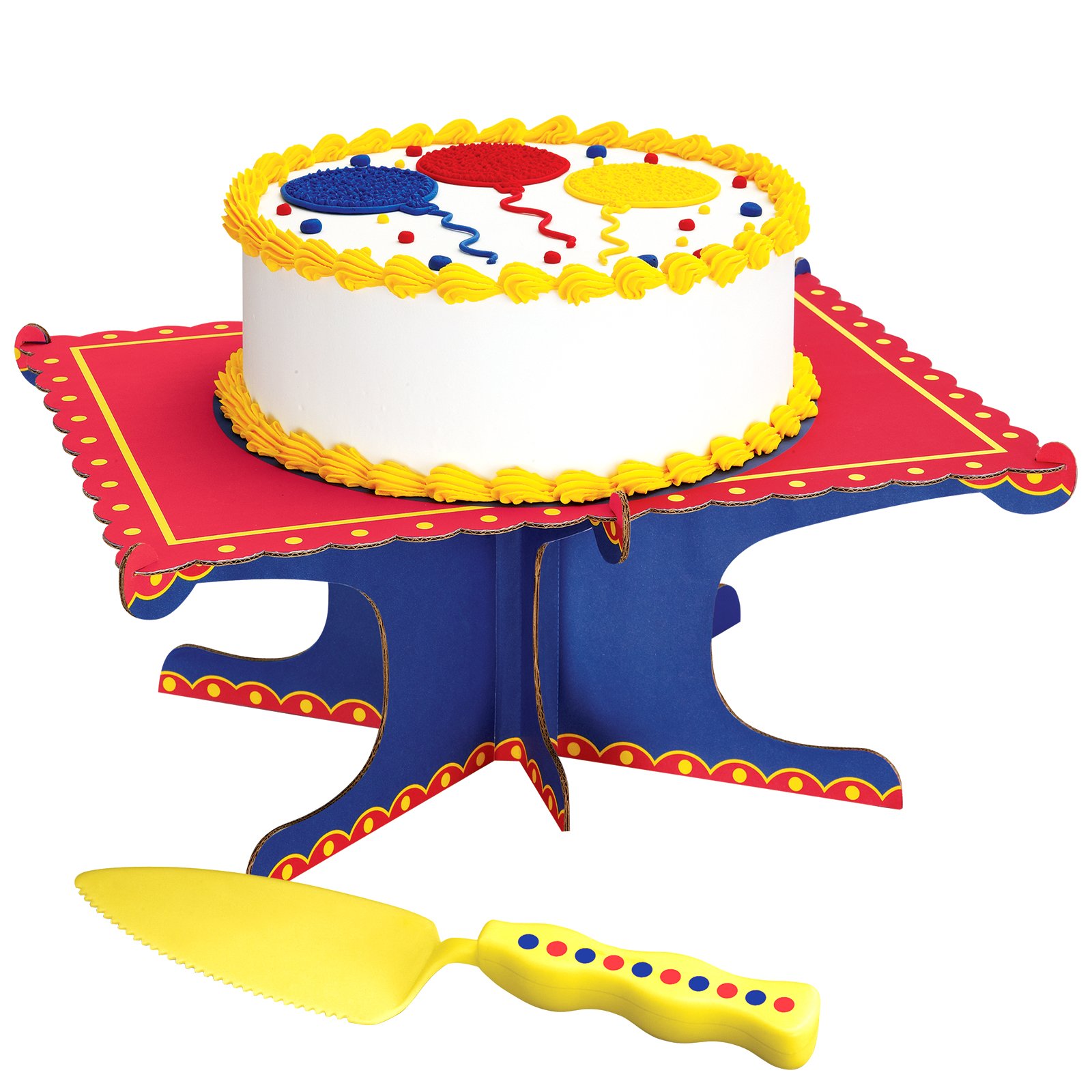 Primary Colors Cake Stand Kit - Click Image to Close