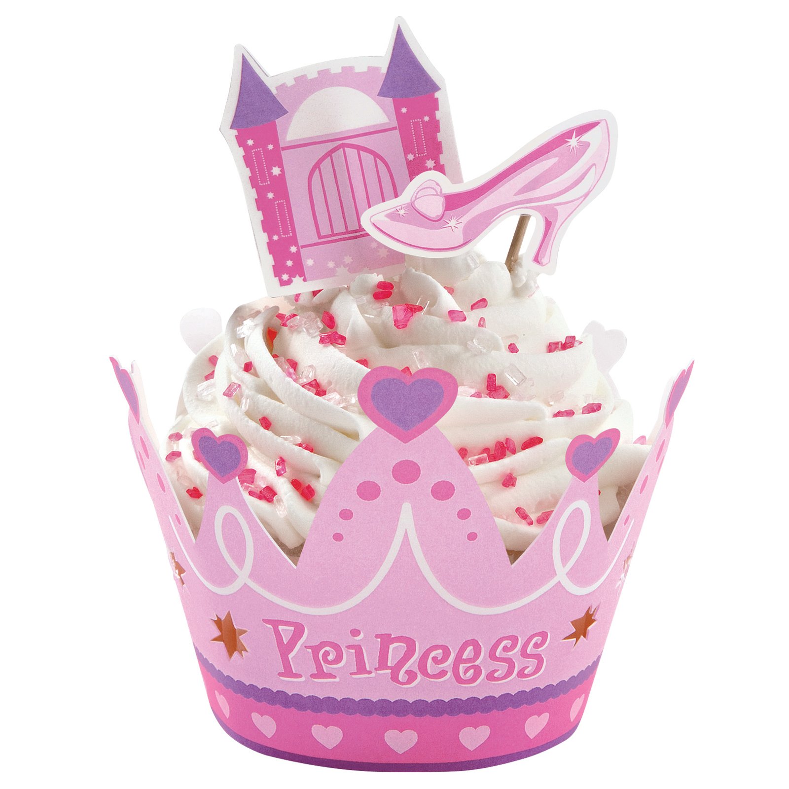 Princess Cupcake Wraps 'N Pix Set - Click Image to Close