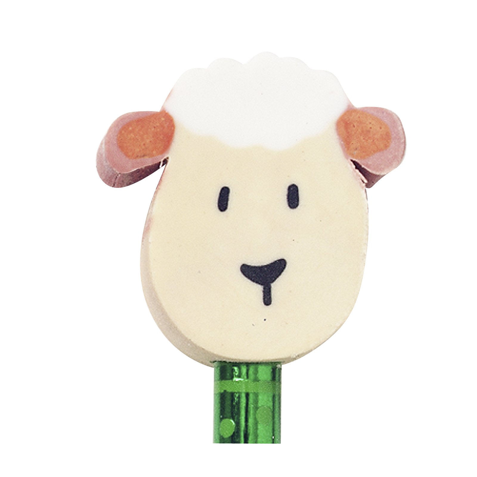 Sheep Eraser Toppers (8 count) - Click Image to Close