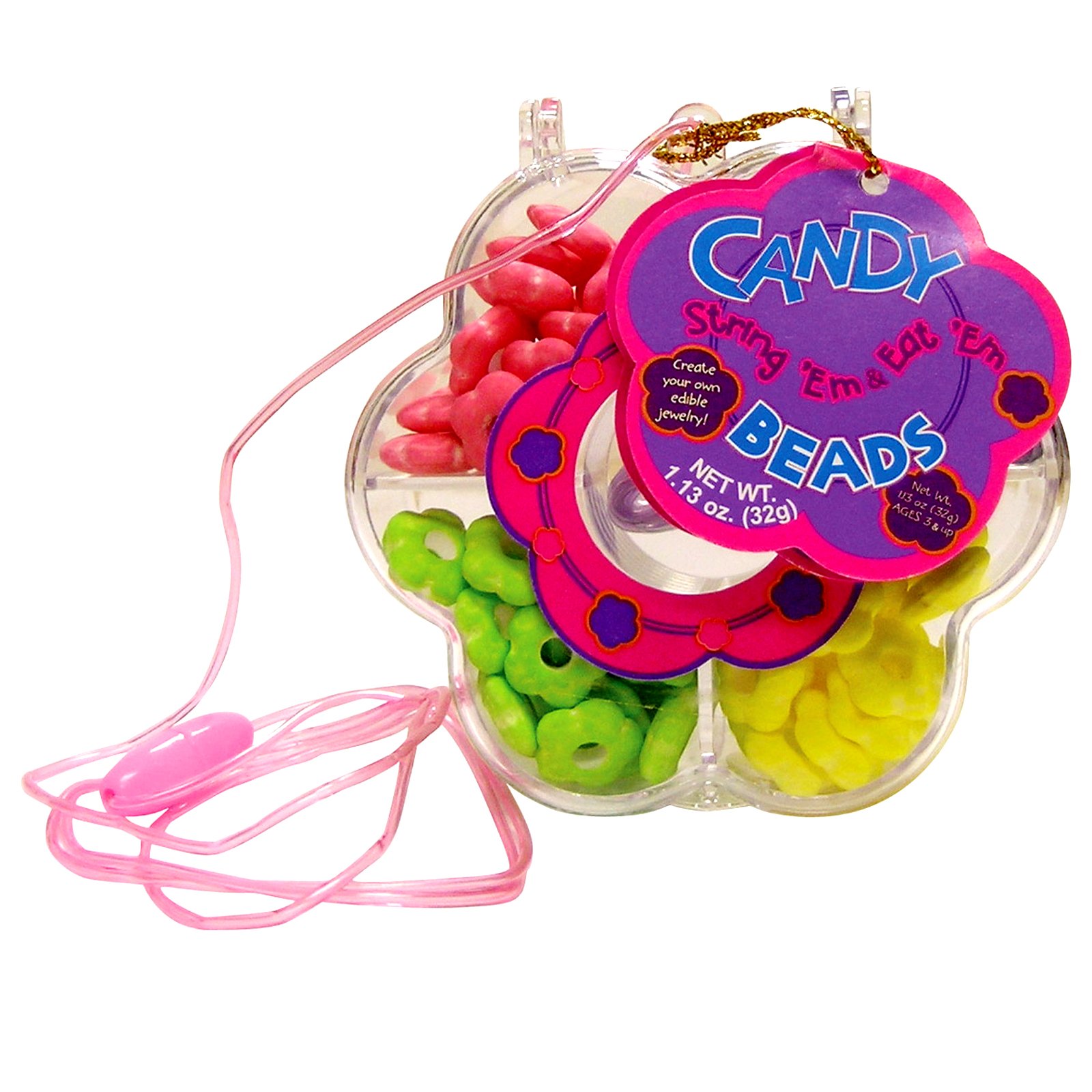 String 'Em and Eat 'Em Candy Beads (1 count) - Click Image to Close