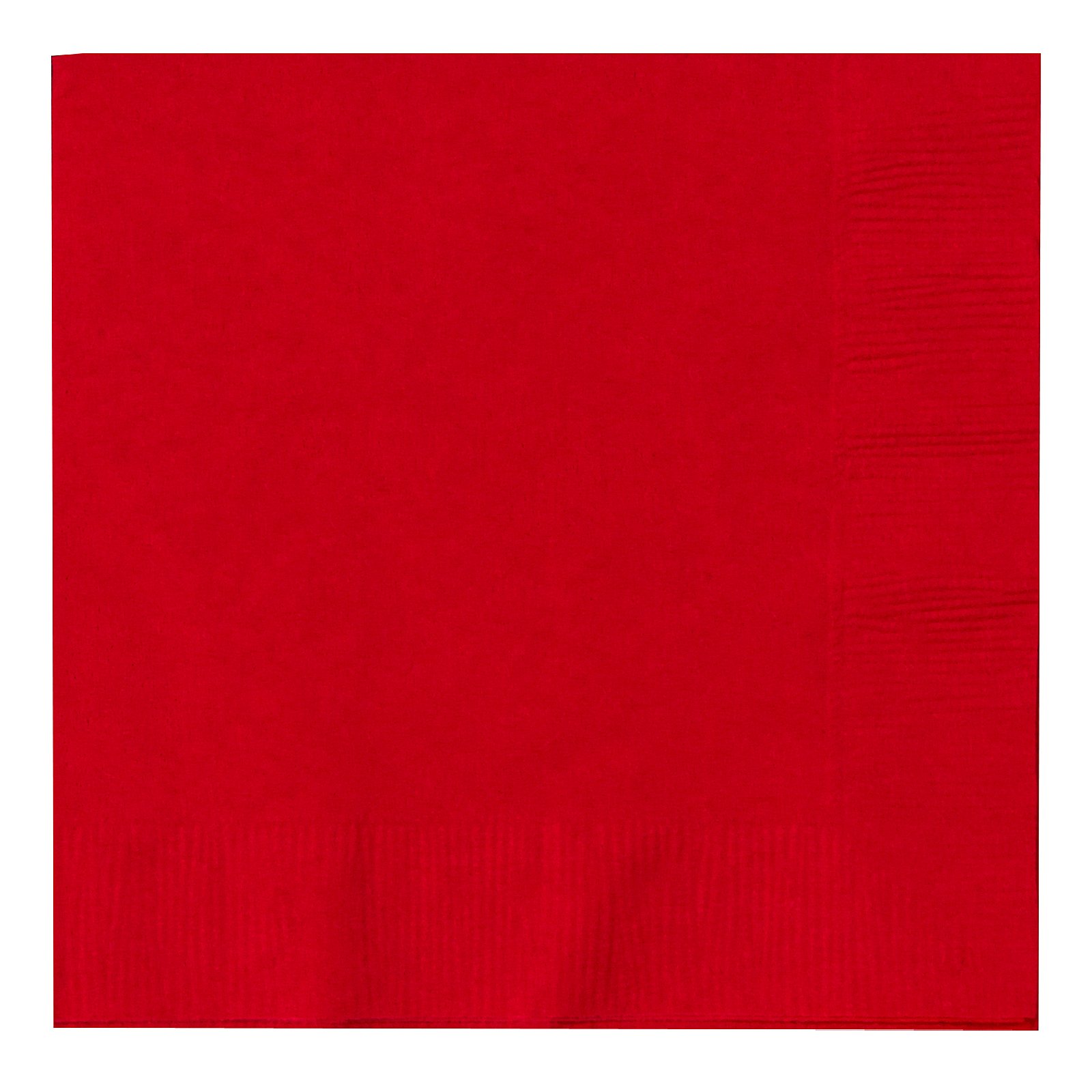 Classic Red (Red) Beverage Napkins (50 count) - Click Image to Close