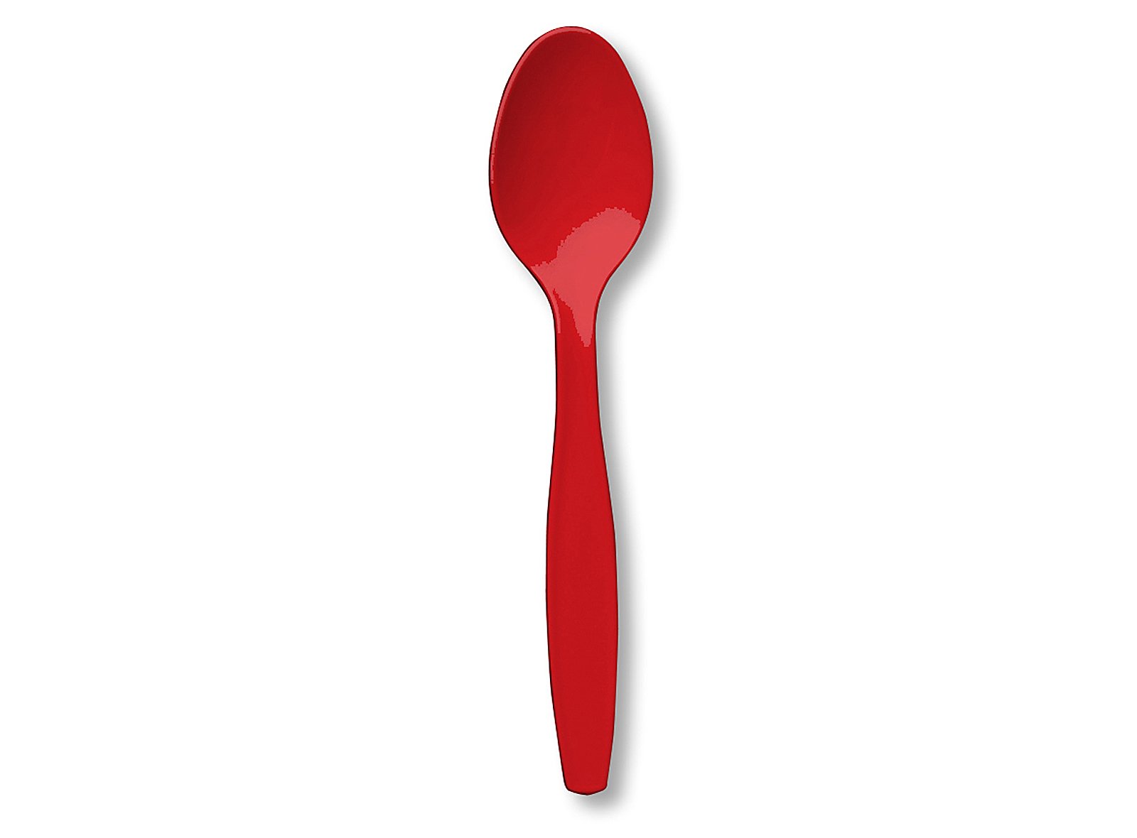 Classic Red (Red) Heavy Weight Spoons (24 count) - Click Image to Close