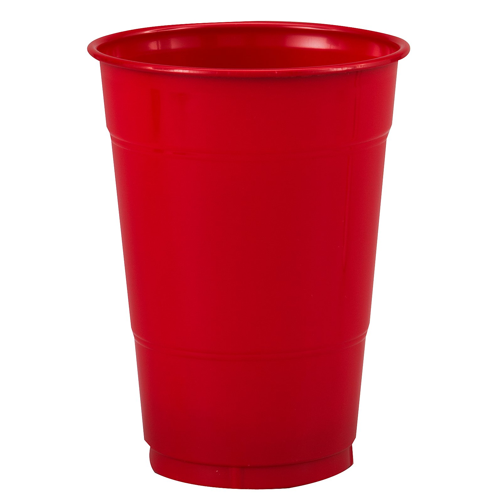 Classic Red (Red) 16 oz. Plastic Cups (20 count) - Click Image to Close