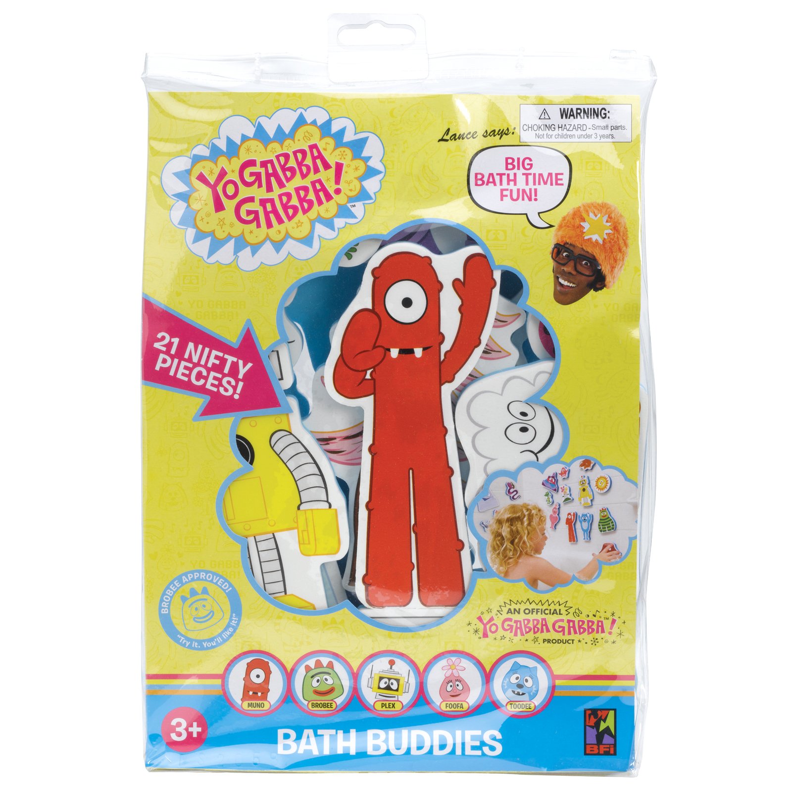 Yo Gabba Gabba Bath Buddies (21 count)