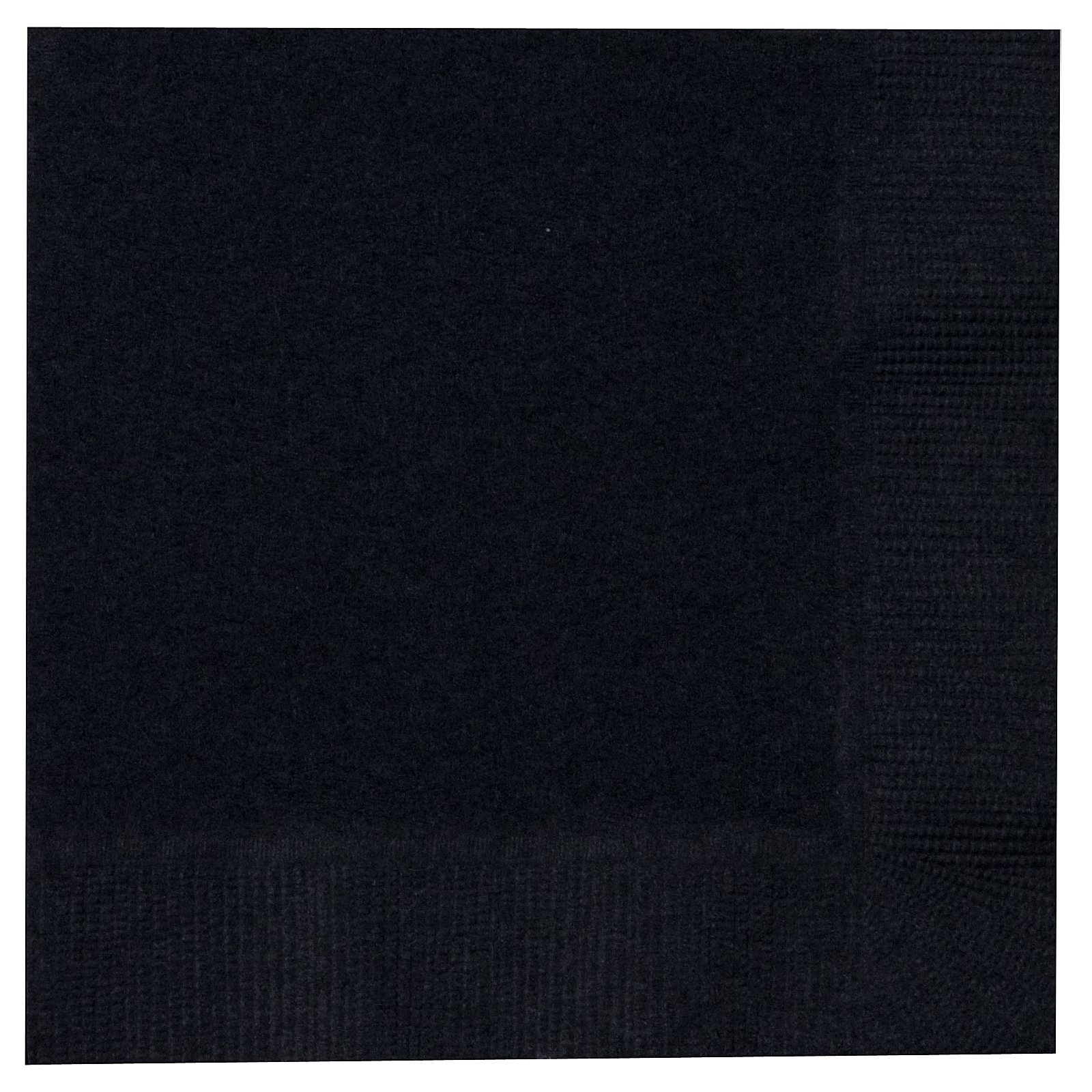 Black Velvet (Black) Beverage Napkins (50 count)