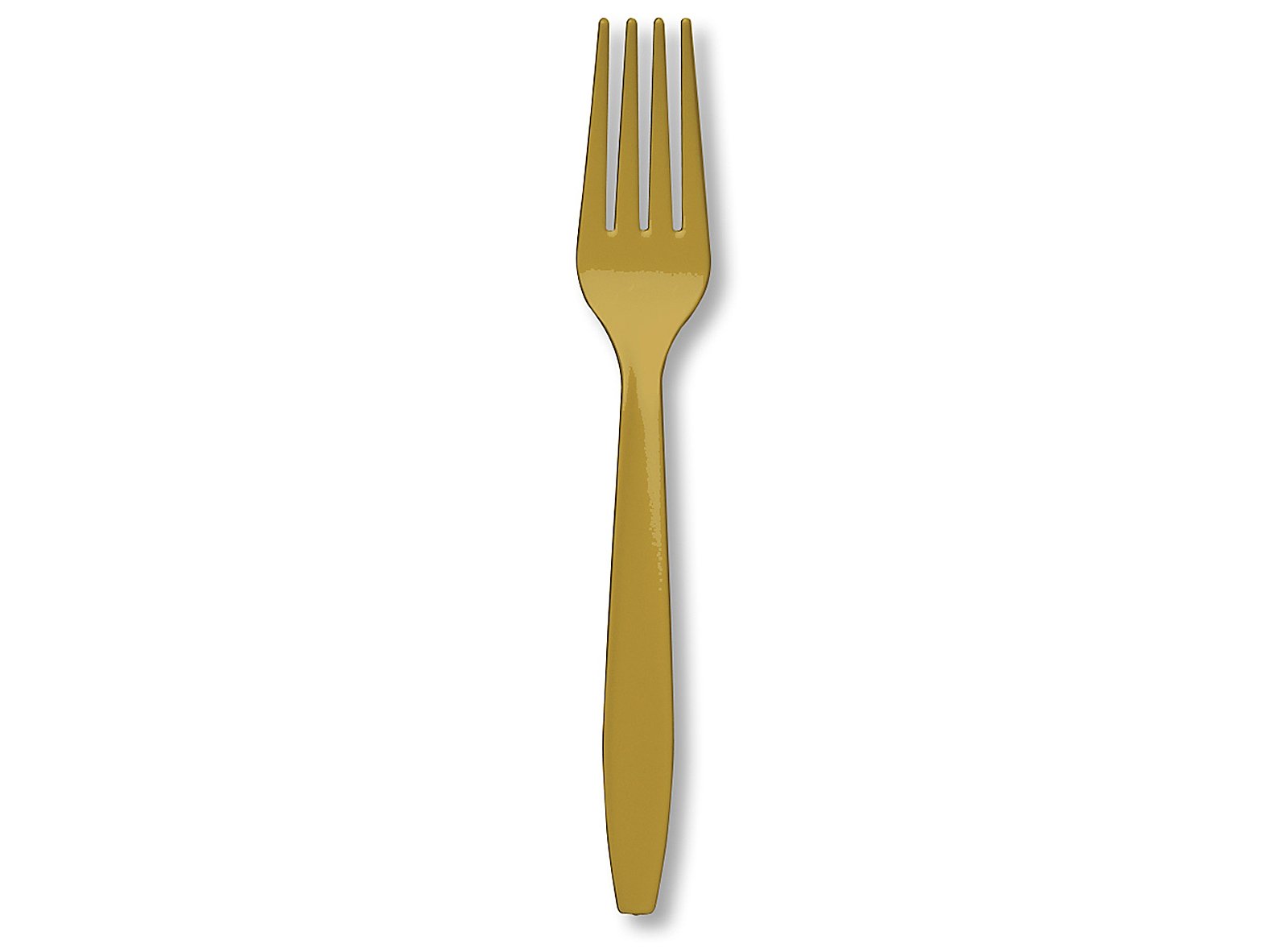 Glittering Gold (Gold) Heavy Weight Forks (24 count) - Click Image to Close