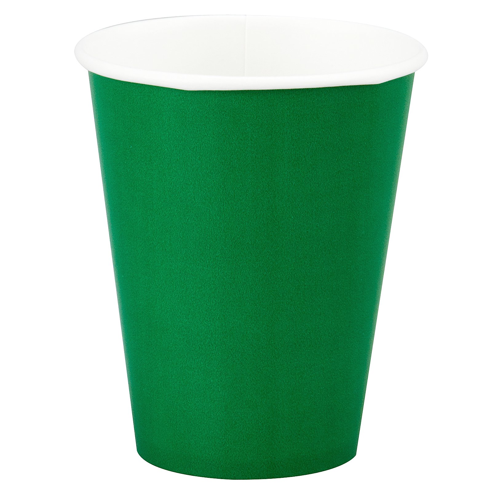 Emerald Green (Green) 9 oz. Cups (24 count) - Click Image to Close