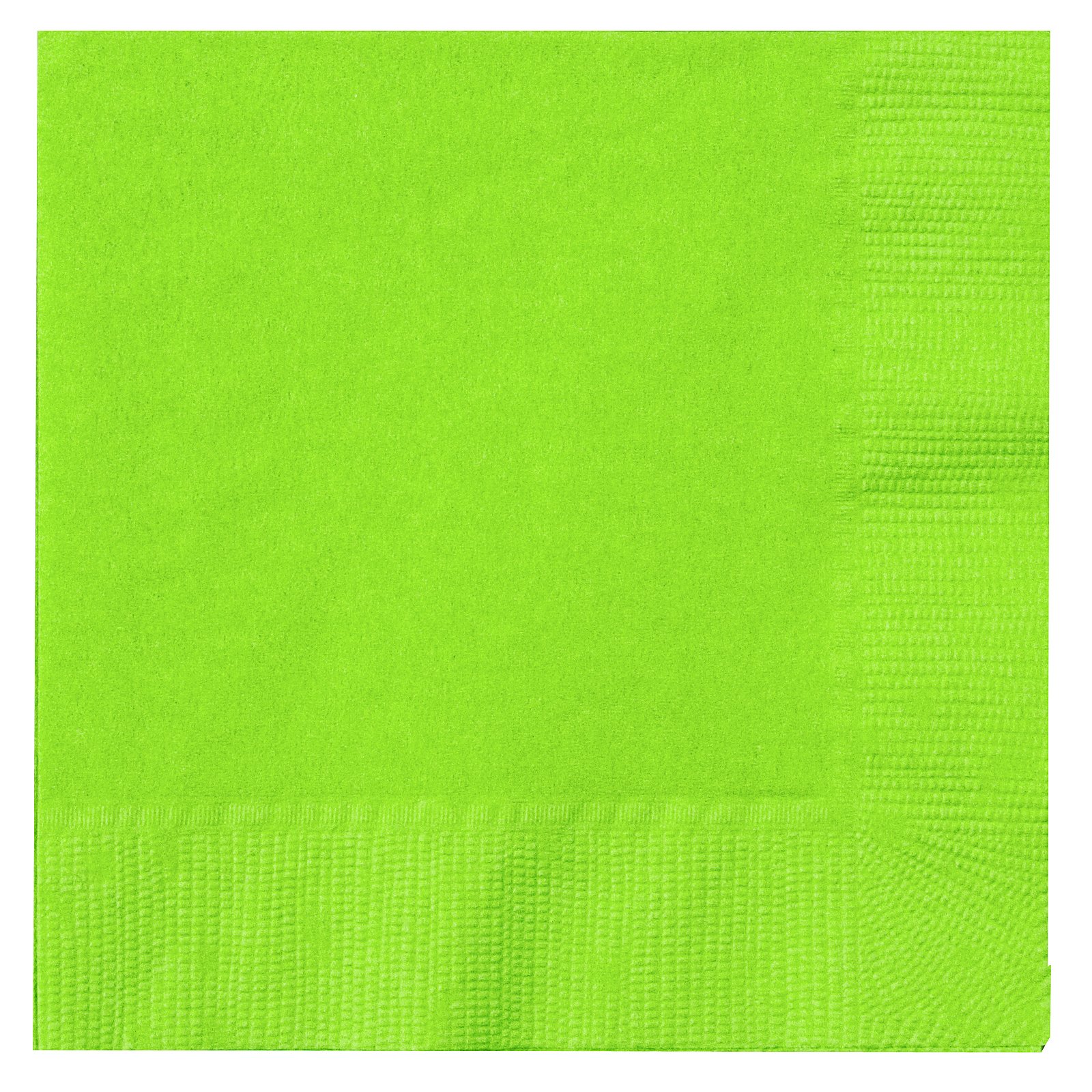 Fresh Lime (Lime Green) Beverage Napkins (50 count)