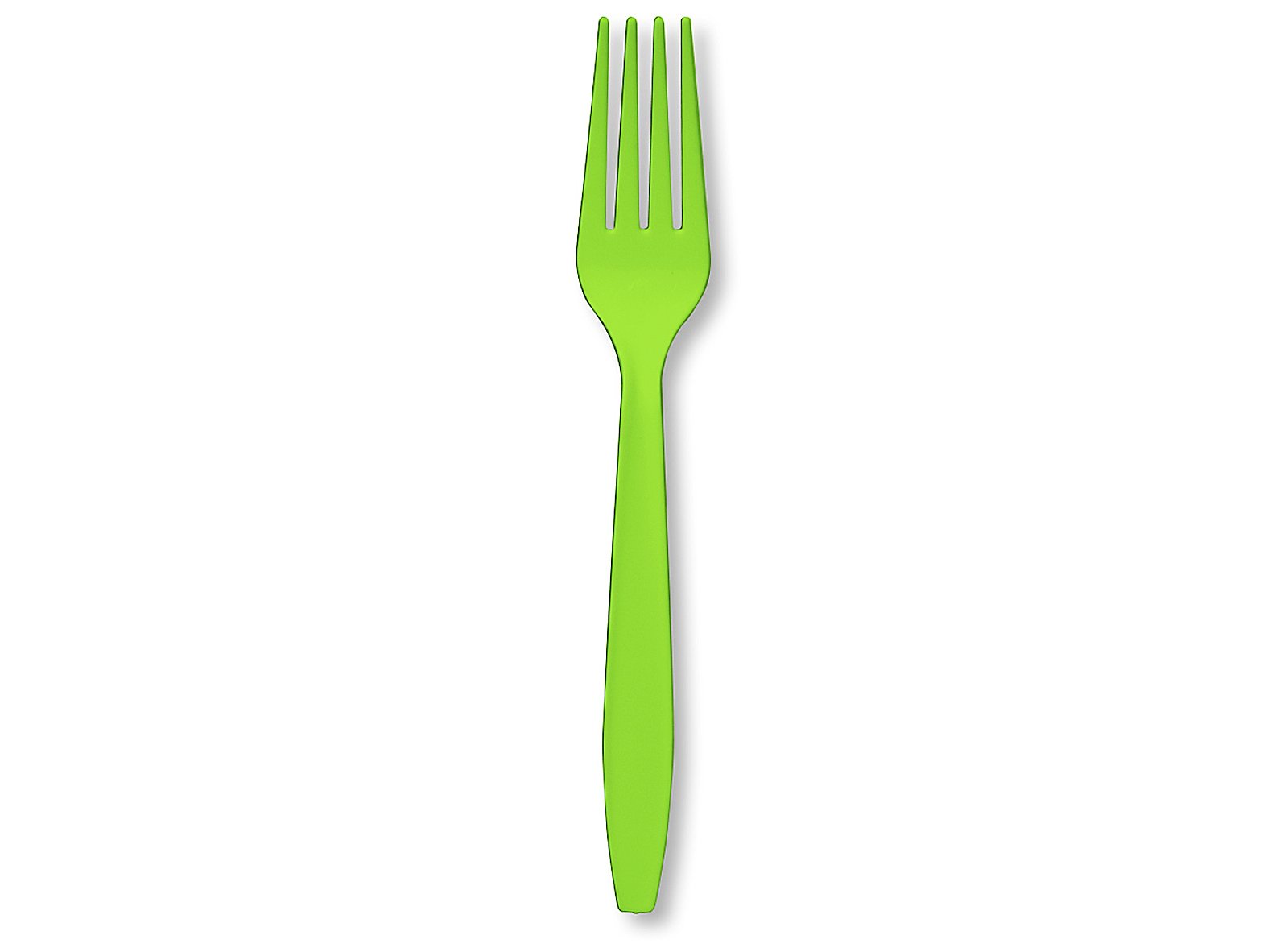 Fresh Lime (Lime Green) Forks (24 count) - Click Image to Close