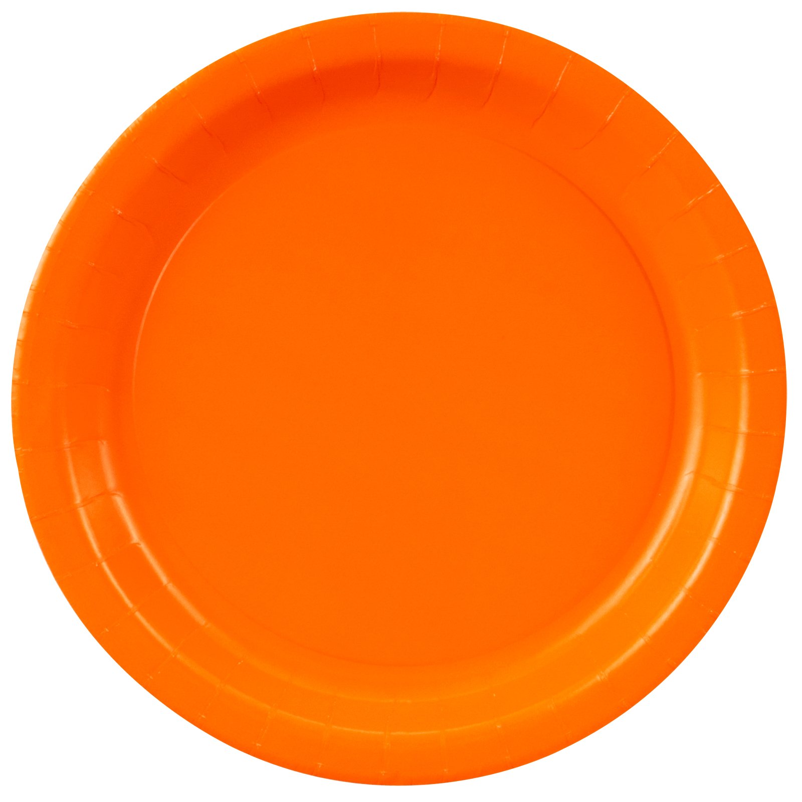 Sunkissed Orange (Orange) Dinner Plates (24 count) - Click Image to Close