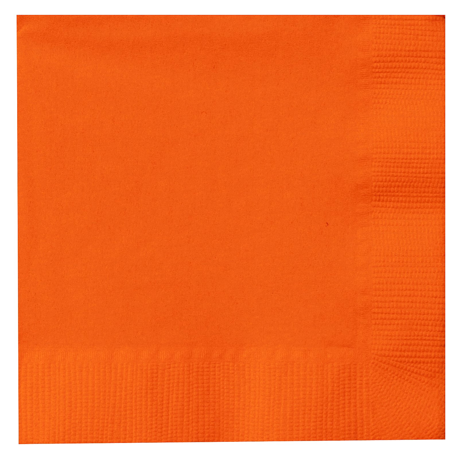 Sunkissed Orange (Orange) Beverage Napkins (50 count) - Click Image to Close