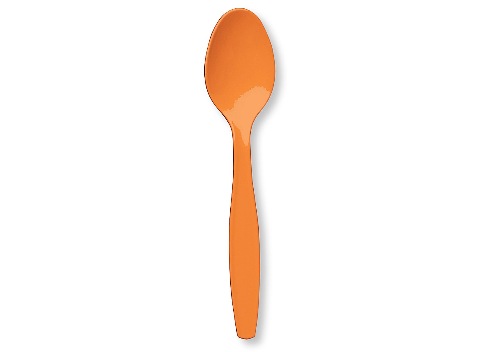 Sunkissed Orange (Orange) Heavy Weight Spoons (24 count) - Click Image to Close