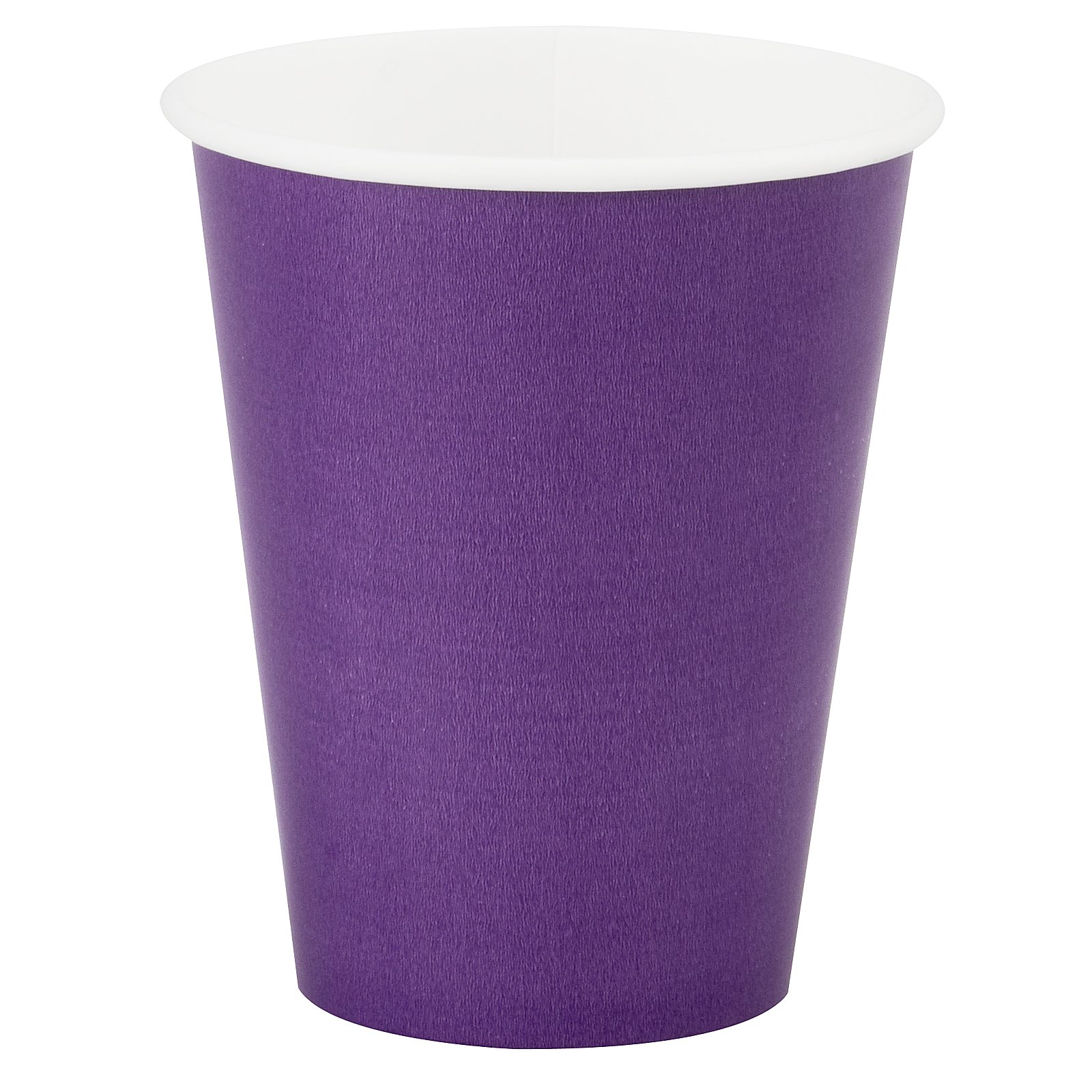 Perfect Purple (Purple) 9 oz. Paper Cups (24 count) - Click Image to Close